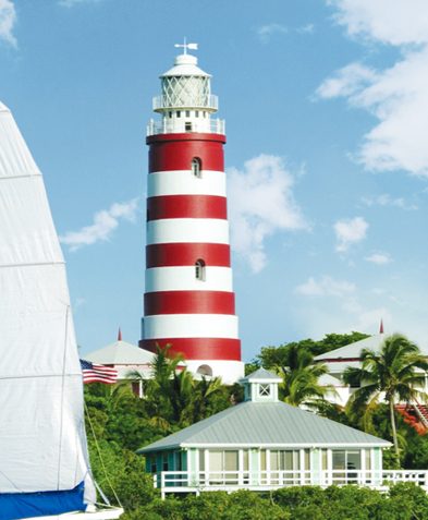 Leuchtturm in den Bahamas
